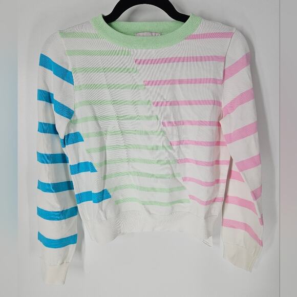 Solid & Striped Colorblock Striped Mackenzie Pullover XS - Picture 8 of 13